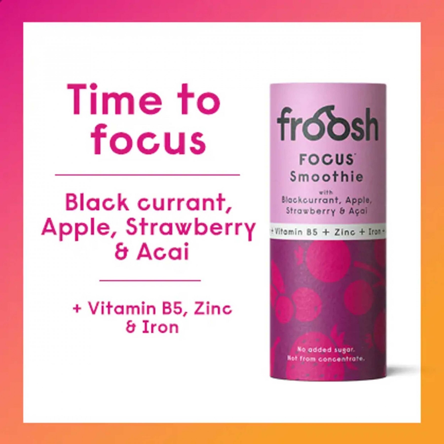 Froosh+ Performance Boosting - 235ml Cartocans