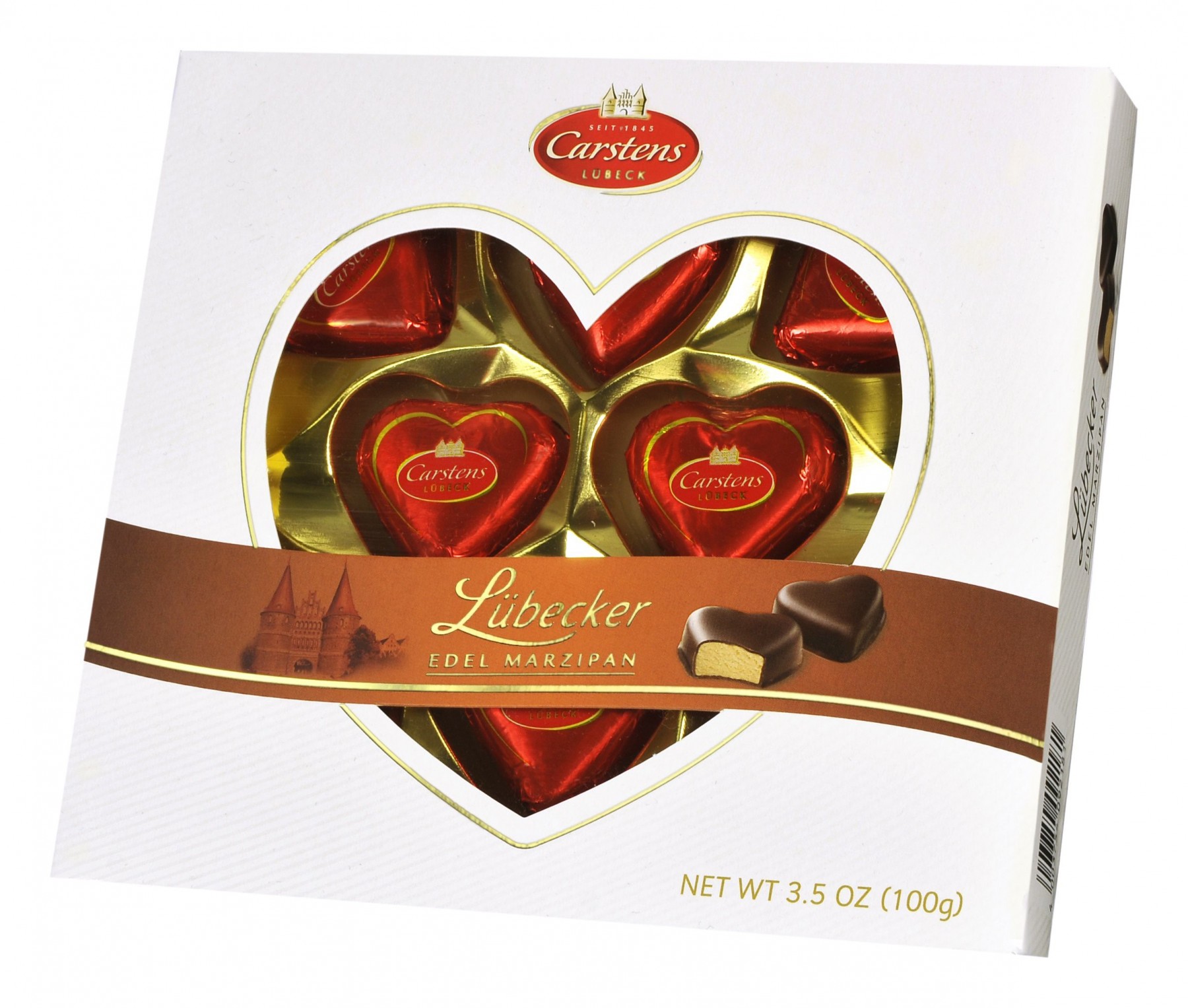 Fine Marzipan Hearts 100g