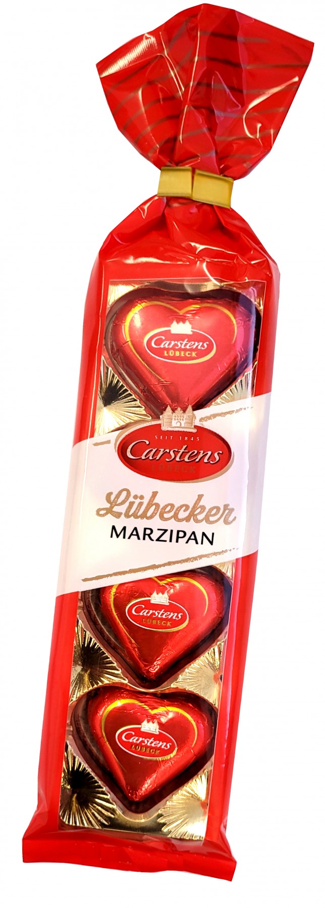 Lubeck Marzipan Hearts & Stars Clip Packs 50g