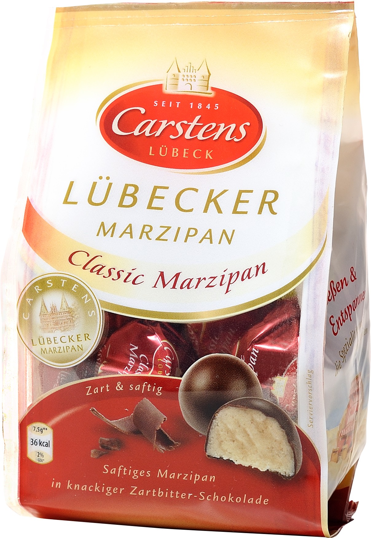 Finest Marzipan Balls in Dark Chocolate 125g