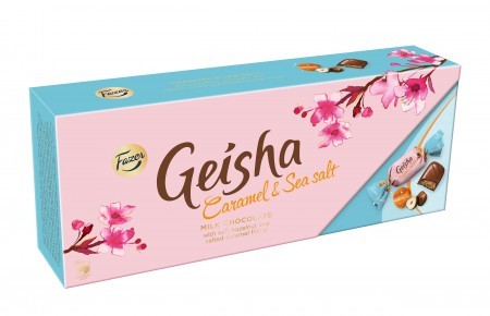 Geisha Chocolate Caramel and Sea Salt Box 270g